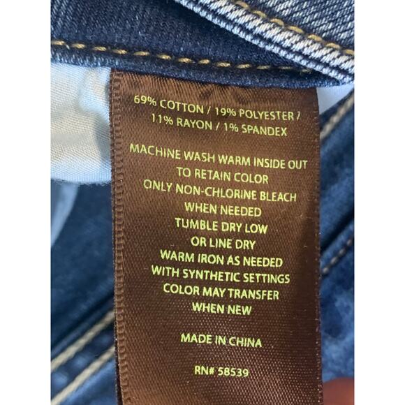 Kut from the Kloth Women's High Rise Skinny Jeans Distressed Raw Hem Blue Size 8 - Picture 4 of 5